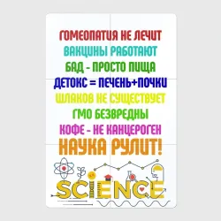 Магнитный плакат 2Х3 Наука рулит