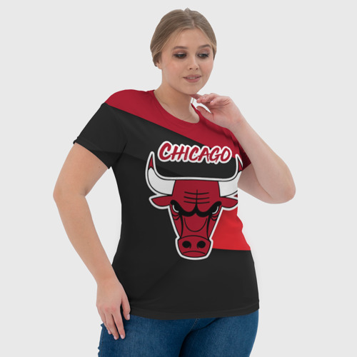 Женская футболка 3D Чикаго, цвет 3D печать - фото 6