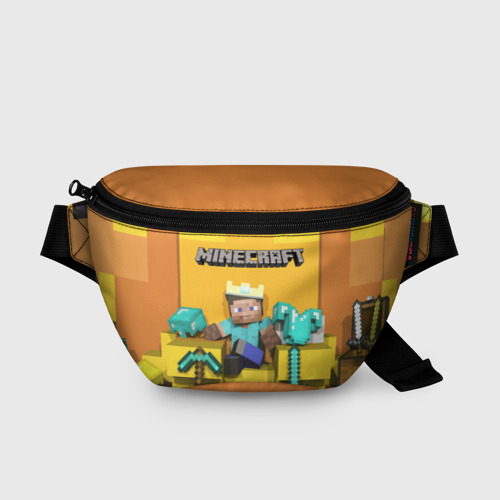Поясная сумка 3D Король Майнкрафта 2