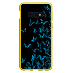 Чехол для Samsung S10E Синие бабочки