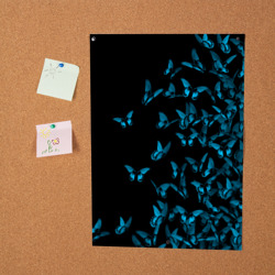 Постер Синие бабочки - фото 2