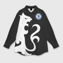 Женская рубашка oversize 3D Chelsea Exclusive