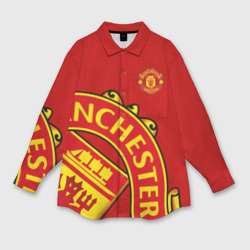 Мужская рубашка oversize 3D F.c.m.u sport Манчестер Юнайтед FCMU Manchester united