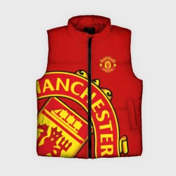 Женский жилет утепленный 3D F.c.m.u sport Манчестер Юнайтед FCMU Manchester united