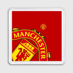 Магнит 55*55 F.c.m.u sport Манчестер Юнайтед FCMU Manchester united