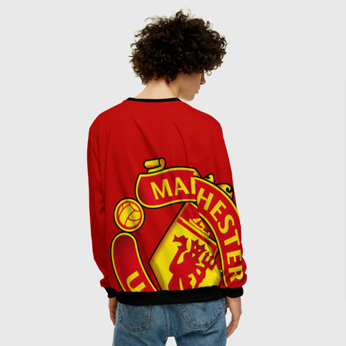 Мужской свитшот 3D F.c.m.u sport Манчестер Юнайтед FCMU Manchester united, цвет черный - фото 4