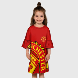 Детское платье 3D F.c.m.u sport Манчестер Юнайтед FCMU Manchester united - фото 2