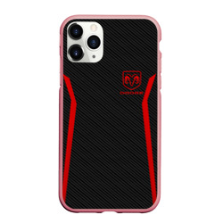 Чехол для iPhone 11 Pro Max матовый Dodge sport