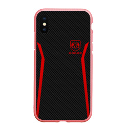 Чехол для iPhone XS Max матовый Dodge sport