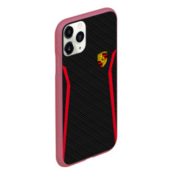 Чехол для iPhone 11 Pro Max матовый Porsche sport Порше - фото 2