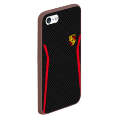 Чехол для iPhone 5/5S матовый Porsche sport Порше - фото 2