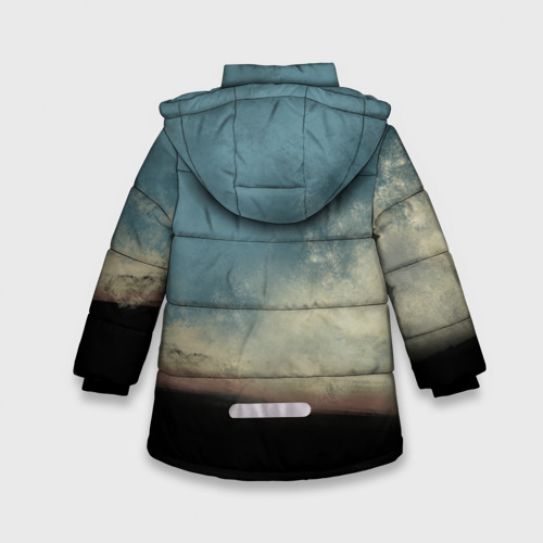 Зимняя куртка для девочек 3D Kingdom fight, цвет светло-серый - фото 2