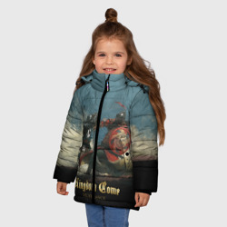 Зимняя куртка для девочек 3D Kingdom fight - фото 2