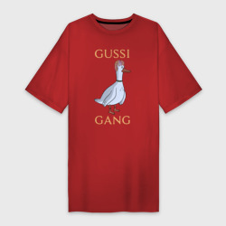 Платье-футболка хлопок Gussi gang