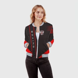 Женский бомбер 3D Boxing - фото 2