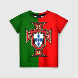 Сборная Португалии флаг – Детская футболка 3D с принтом купить со скидкой в -33%