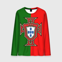 Мужской лонгслив 3D Сборная Португалии флаг