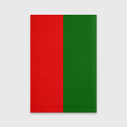 Обложка для паспорта матовая кожа Сборная Португалии флаг, цвет зеленый - фото 2