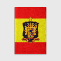Обложка для паспорта матовая кожа Сборная Испании флаг