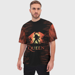 Мужская футболка oversize 3D Queen - фото 2