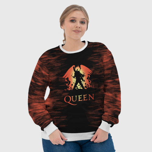Женский свитшот 3D Queen, цвет 3D печать - фото 6