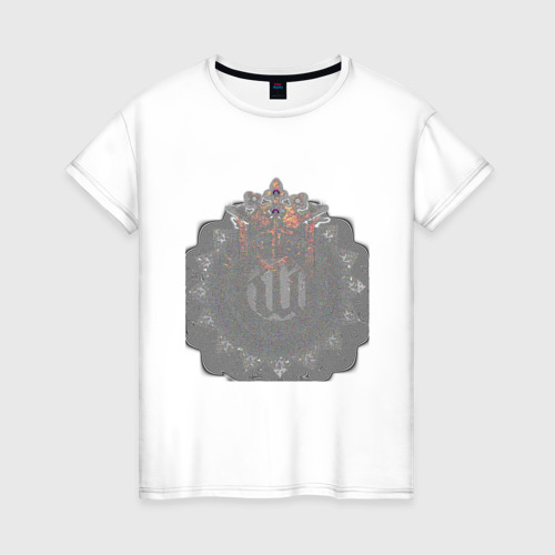 Женская футболка хлопок Kingdom Come logo, цвет белый