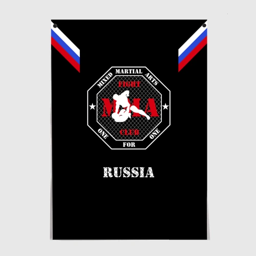 Постер MMA Mixed Martial Arts
