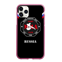 Чехол для iPhone 11 Pro Max матовый MMA Mixed Martial Arts