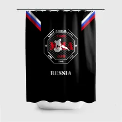 Штора 3D для ванной MMA Mixed Martial Arts