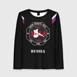 Женский лонгслив 3D MMA Mixed Martial Arts