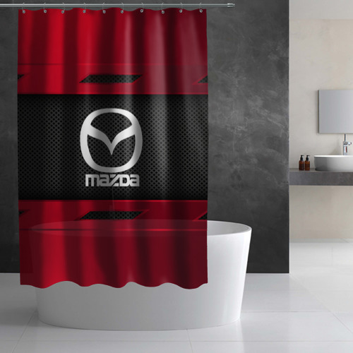Штора 3D для ванной Mazda sport - фото 2