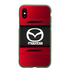 Чехол для iPhone XS Max матовый Mazda sport