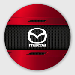 Круглый коврик для мышки Mazda sport