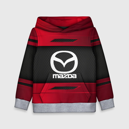 Детская толстовка 3D Mazda sport, цвет меланж