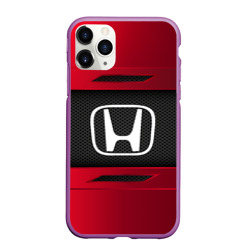 Чехол для iPhone 11 Pro Max матовый Honda sport