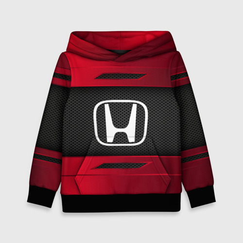 Детская толстовка 3D Honda sport, цвет черный