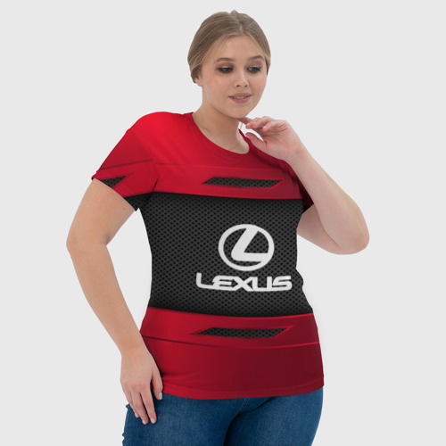Женская футболка 3D Lexus sport, цвет 3D печать - фото 6
