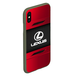 Чехол для iPhone XS Max матовый Lexus sport - фото 2