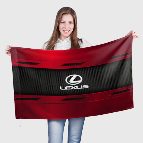 Флаг 3D Lexus sport