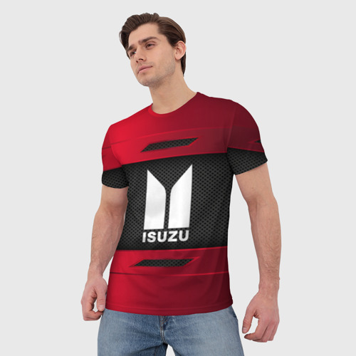 Мужская футболка 3D ISUZU SPORT, цвет 3D печать - фото 3