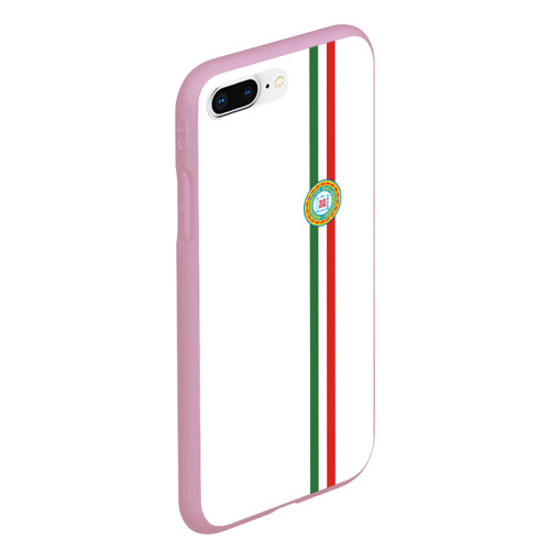 Чехол для iPhone 7Plus/8 Plus матовый Чеченская республика, цвет розовый - фото 3