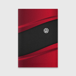 Обложка для паспорта матовая кожа Volkswagen sport