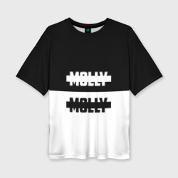 Женская футболка oversize 3D Molly