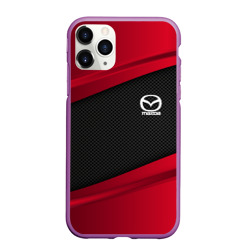 Чехол для iPhone 11 Pro Max матовый Mazda sport