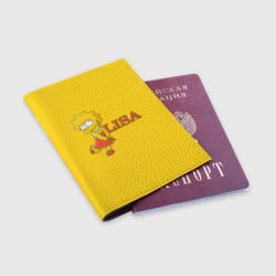 Обложка для паспорта матовая кожа Lisa - фото 2