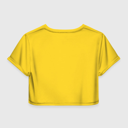 Женская футболка Crop-top 3D Lisa, цвет 3D печать - фото 2