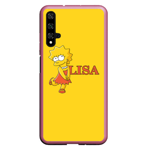 Чехол для Honor 20 Lisa, цвет малиновый