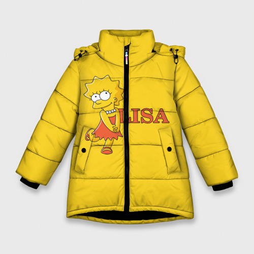 Зимняя куртка для девочек 3D Lisa, цвет черный