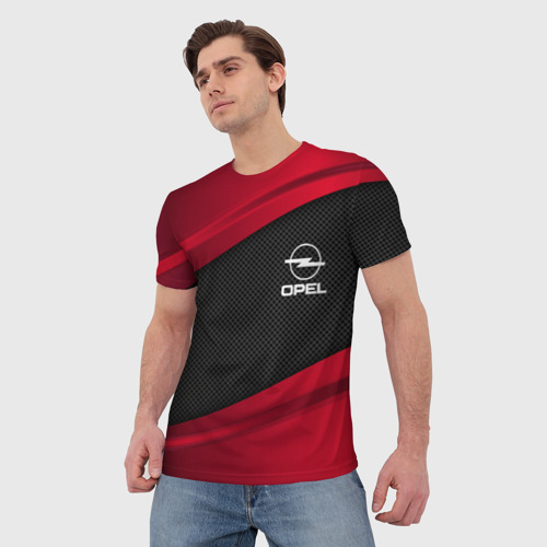 Мужская футболка 3D OPEL SPORT, цвет 3D печать - фото 3