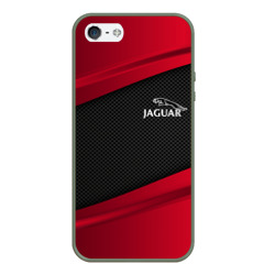 Чехол для iPhone 5/5S матовый Jaguar sport